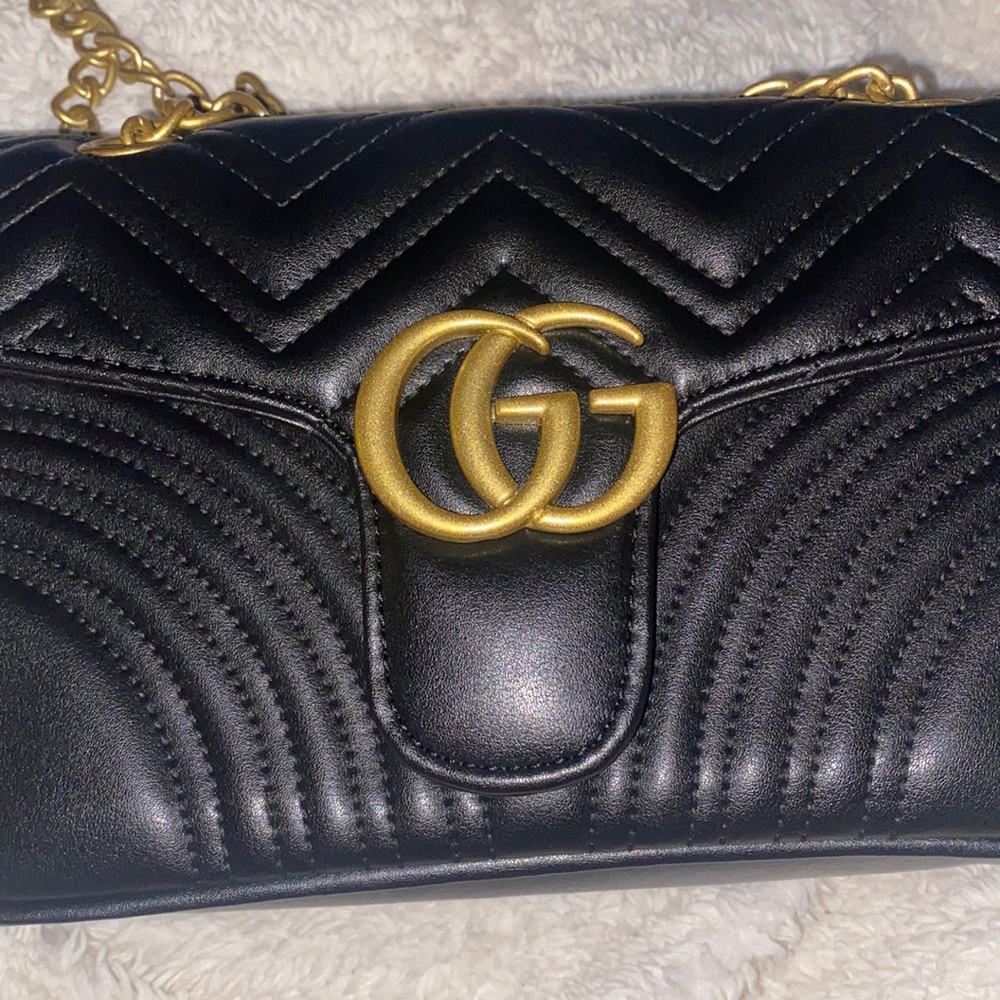 Gucci marmont bag (not authentic) with duster bag